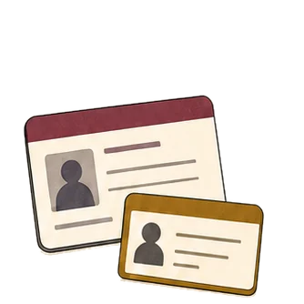 Illustration of a Medical Card and GP Visit Card